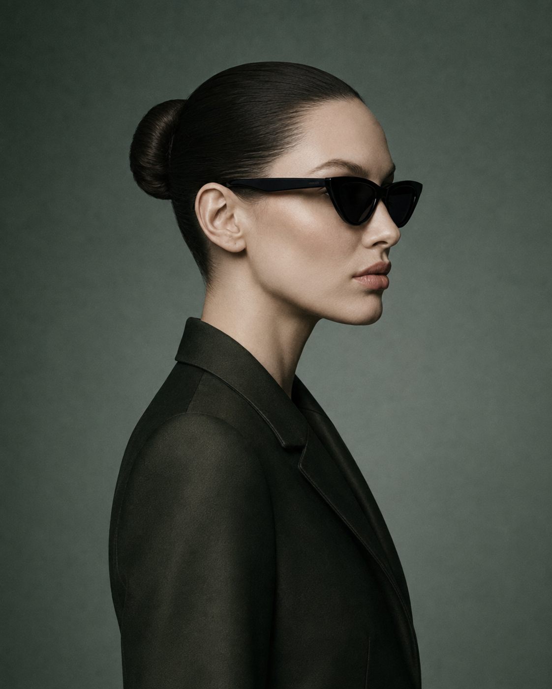 نظارة Catly Cat-Eye من BRONC بإضاءة مختلفة